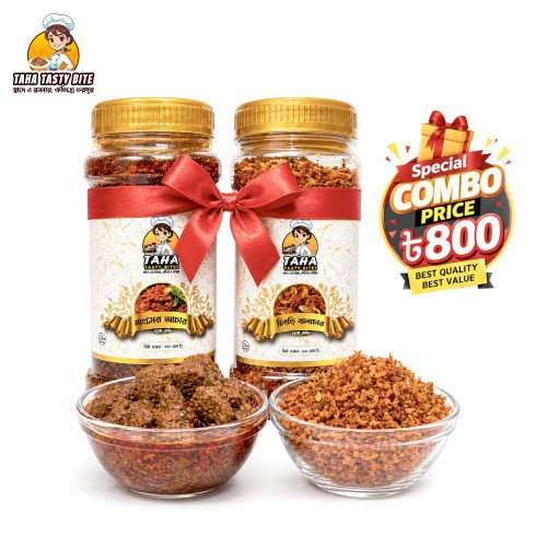 চিংড়ি বালাচাও ২০০ গ্রাম ও মাংসের আচার ২৫০ গ্রামের কম্বো